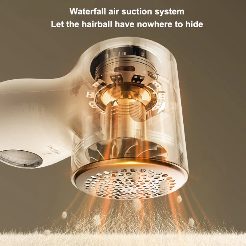 Electric Lint Remover with LED Display – USB Rechargeable Fabric Shaver